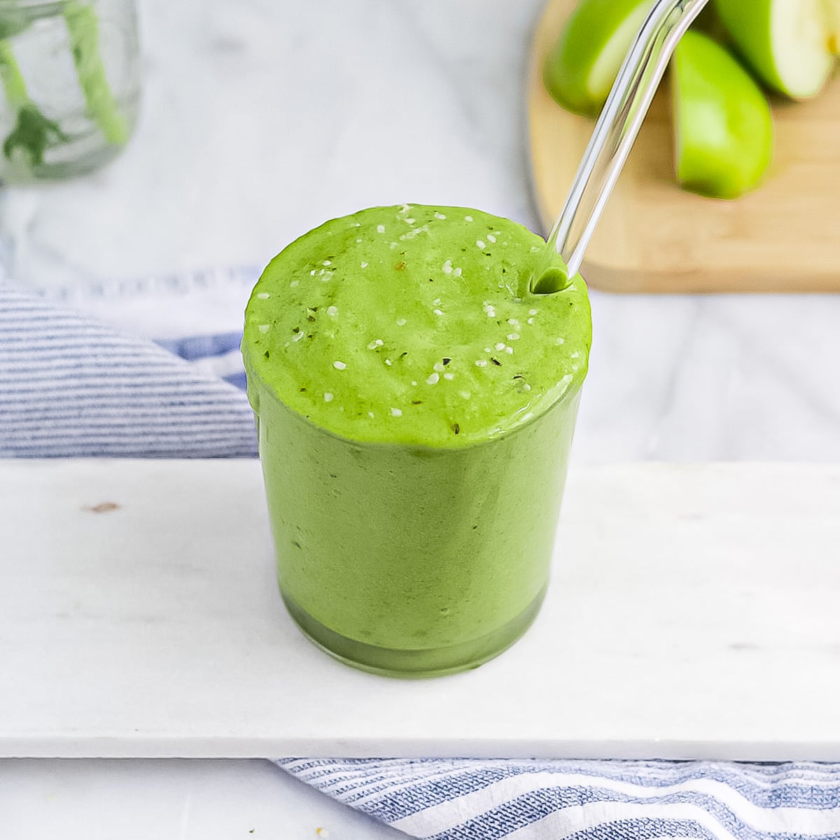 Green Apple Smoothie - Planted in the Kitchen