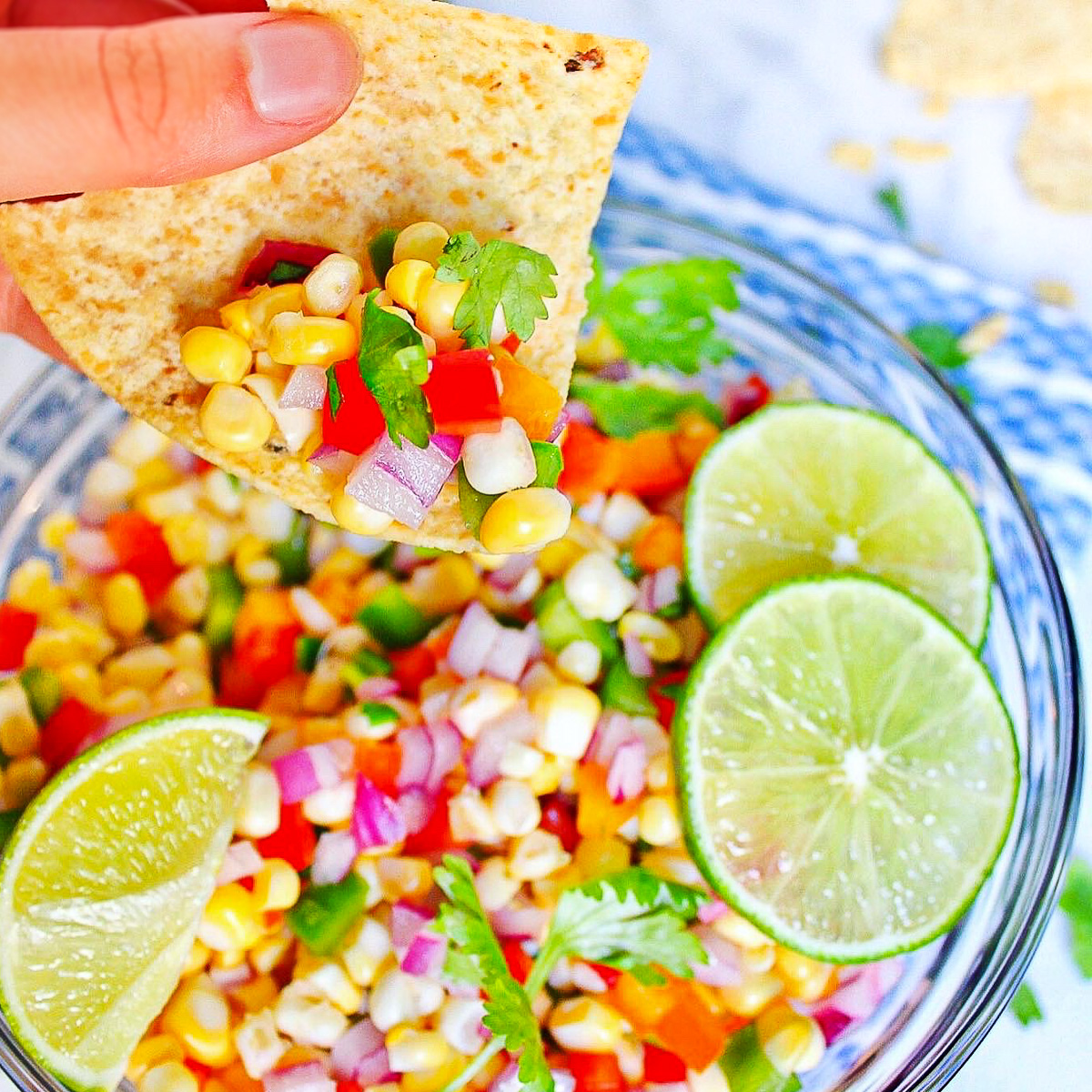 Vegan Corn Salsa Planted in the Kitchen